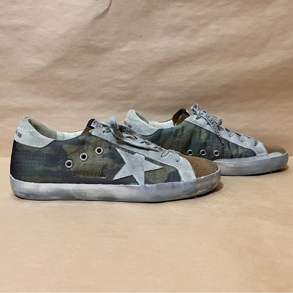 Golden Goose | Superstar Sneakers Camouflage Coffee Suede Size 10 (Size 40) - Picture 3 of 16